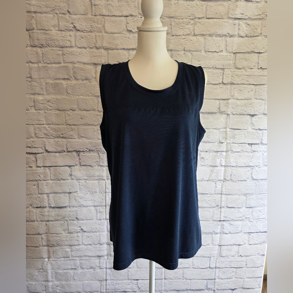 Russell Athletic Navy Women's Muscle Tee